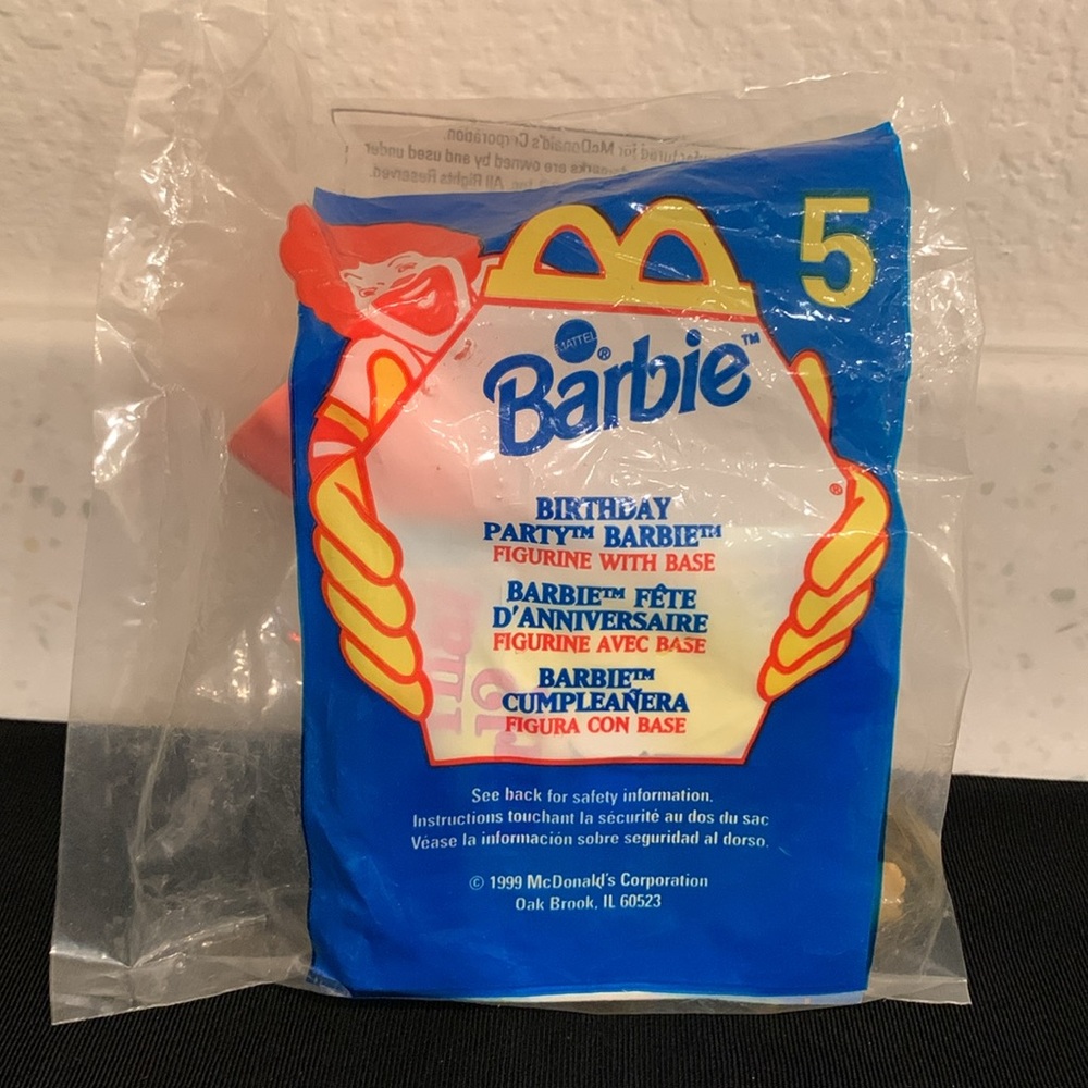 Vintage 1999 McDonald’s Happy Meal, “Birthday Party Barbie” #5